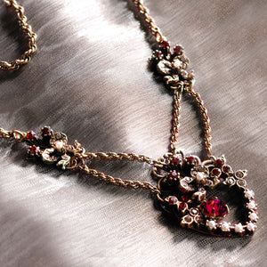 Victorian Garnet Necklace N958