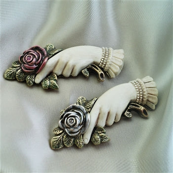 Victorian Rose Pin of Love and Friendship