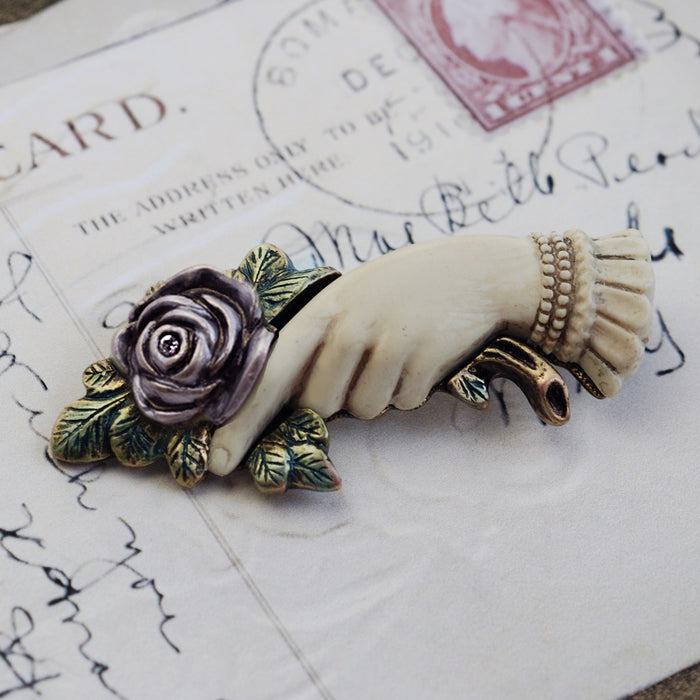 Victorian Rose Pin of Love and Friendship P143