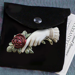 Victorian Rose Pin of Love and Friendship P143