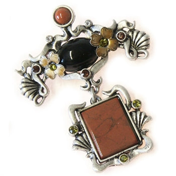 Jasper Art Nouveau Pin P206-JA - ONLY 2 LEFT!