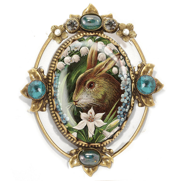 Vickie the Bunny Vintage Spring Pin P330-VI