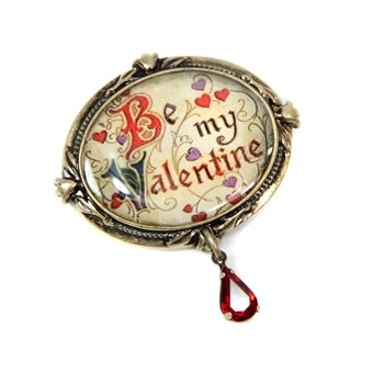 Be My Valentine' Valentine Pin P345