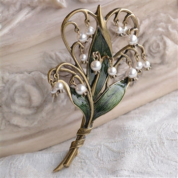 Lily of the Valley Brooch