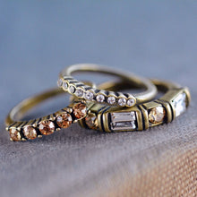 Load image into Gallery viewer, Set of 3 Harmony Bronze Gold Stacking Rings