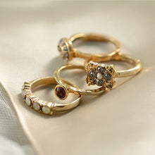 Load image into Gallery viewer, Florence Crystal Stack Rings Set