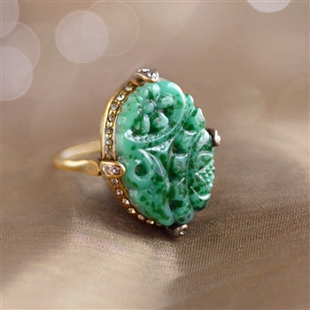 Vintage Jadeite Ring