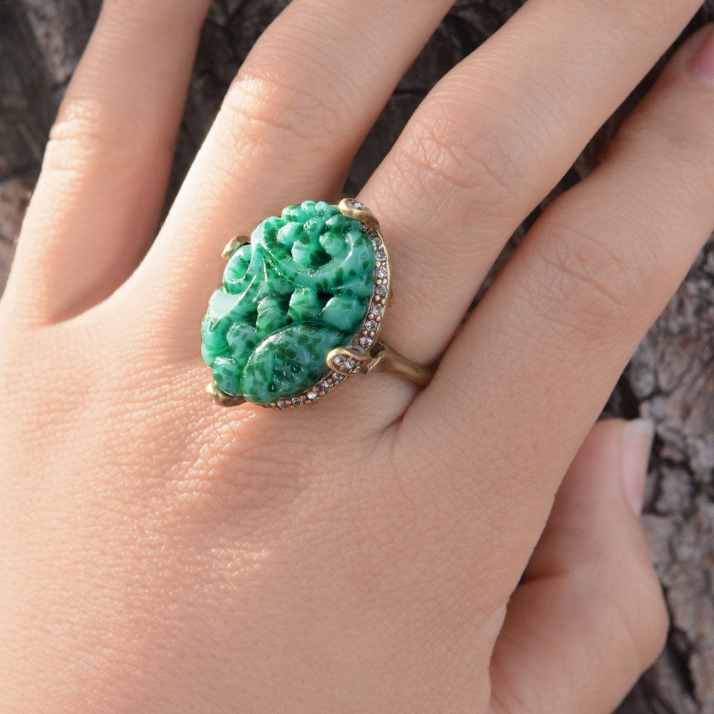 Vintage Jadeite Ring