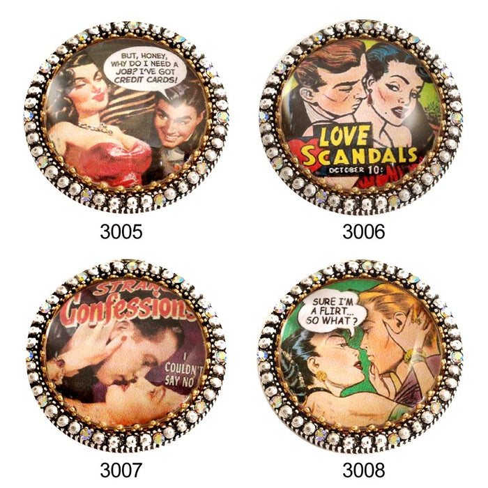 Vintage Vixens Comic Rings