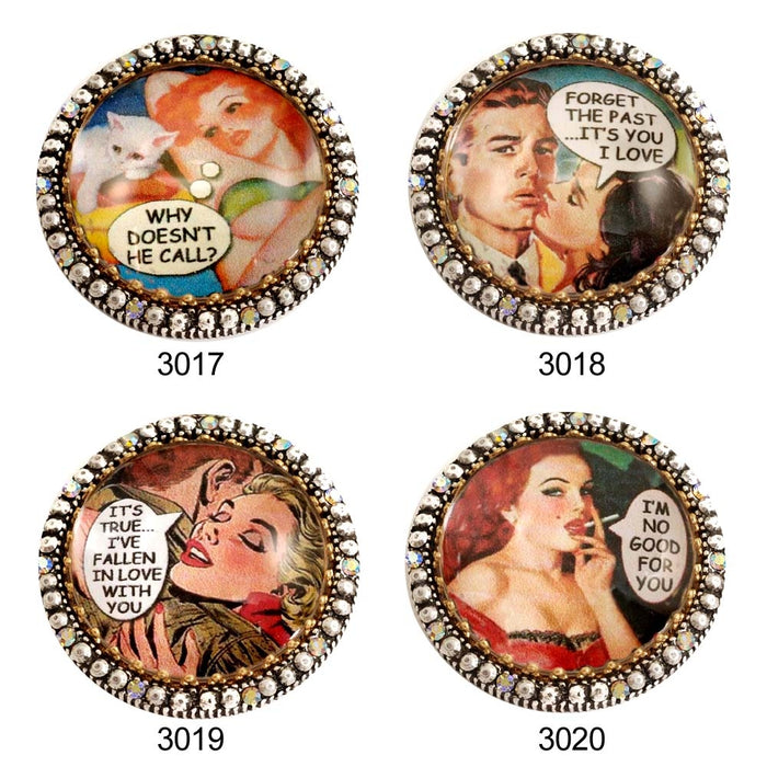 Vintage Vixens Comic Rings