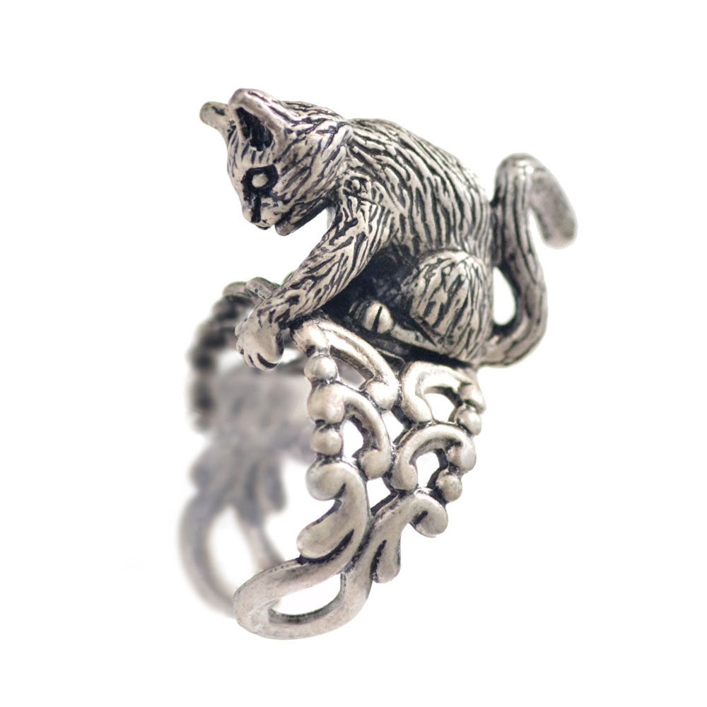 Cat Sculpture Ring