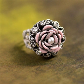 Make Mine Pink Rose Ring