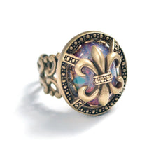 Load image into Gallery viewer, Fleur de Lis New Orleans Ring