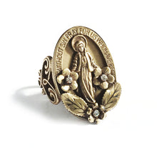 Load image into Gallery viewer, Our Lady of Miracles Virgin Mary Ring R546