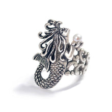 Load image into Gallery viewer, Mermaid Art Nouveau Ring