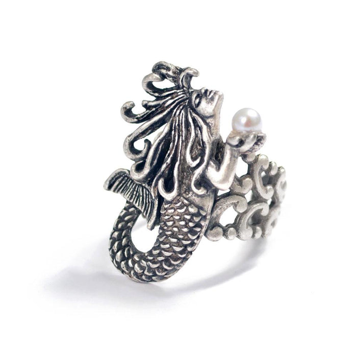 Mermaid Art Nouveau Ring