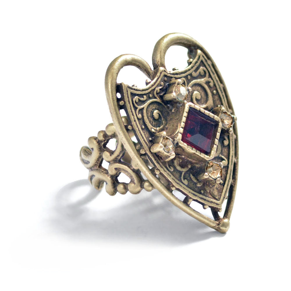 Renaissance Heart Ring