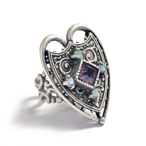 Renaissance Heart Ring R556