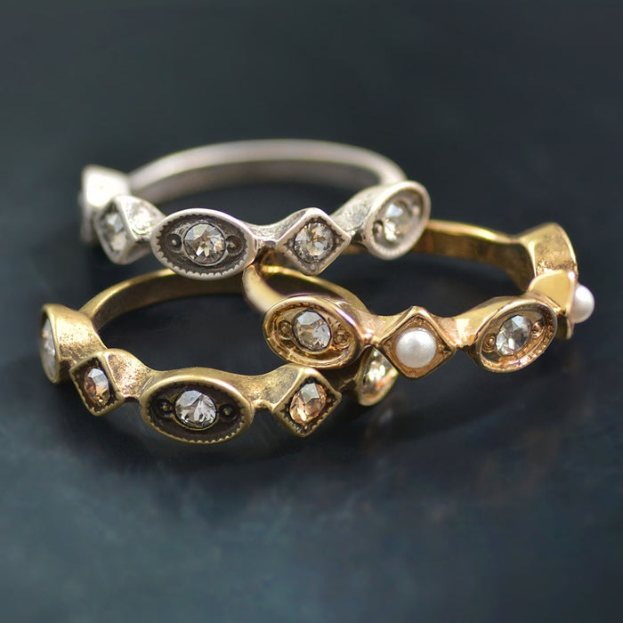 Set of 3 Vintage Stacking Rings by Sweet Romance – Sweet Romance Jewelry