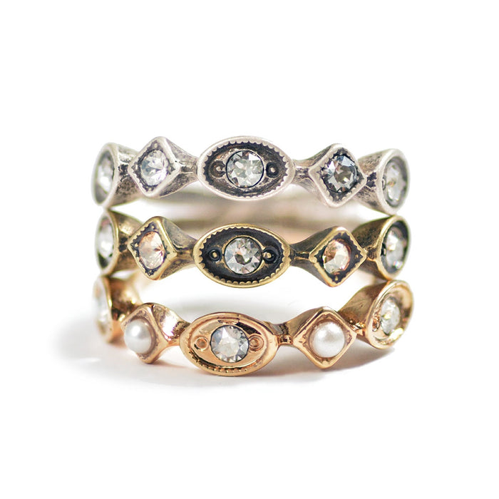 Set of 3 Vintage Stacking Rings by Sweet Romance – Sweet Romance Jewelry