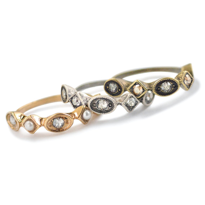 Set of 3 Vintage Stacking Rings by Sweet Romance – Sweet Romance Jewelry