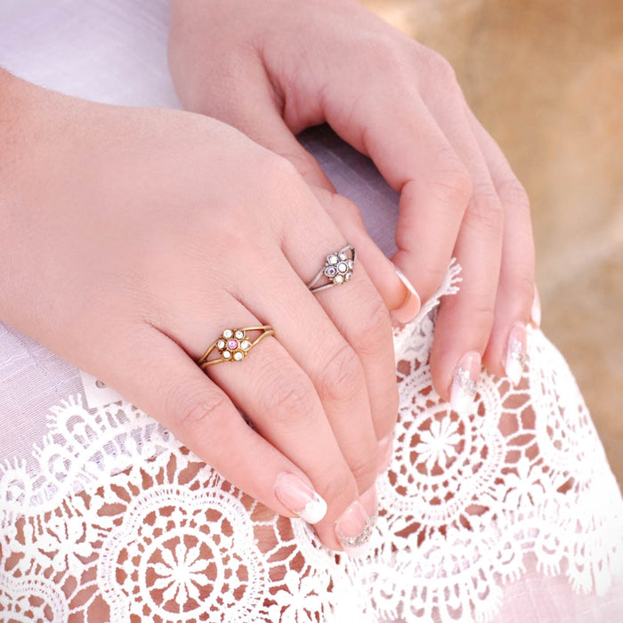 Rosette Toe Ring