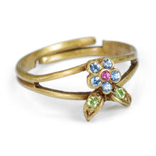 Load image into Gallery viewer, Petite Flower Toe Ring