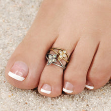 Load image into Gallery viewer, Cross Toe Ring