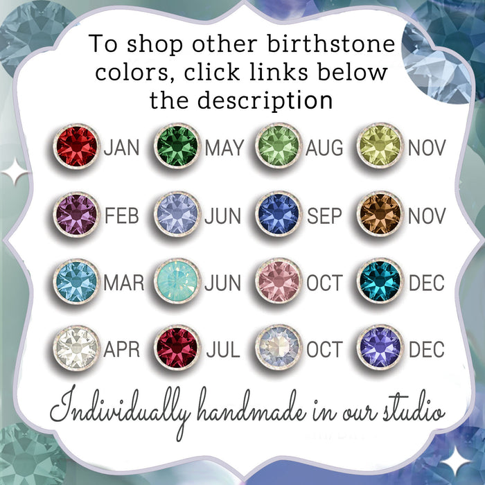 Stackable April Birthstone Rings - Diamond