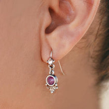 Load image into Gallery viewer, Swarovski Earrings, Dainty Earrings, Tiny Earrings, Dangle Earrings, Delicate Earrings, Minimalist Earrings, Boho Earrings E1248