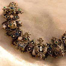 Load image into Gallery viewer, Griffin Earrings, Statement Earrings, Animal Dangle Earrings, Renaissance jewelry, Dragon jewelry, Goth Jewelry, Antique Earrings E1323