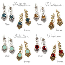 Load image into Gallery viewer, Swarovski Earrings, Dainty Earrings, Tiny Earrings, Dangle Earrings, Delicate Earrings, Minimalist Earrings, Boho Earrings E1248