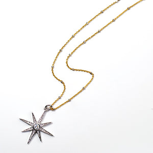 North Star Pendant Necklace N1702 - sweetromanceonlinejewelry