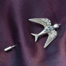 Load image into Gallery viewer, Flying Swallow Pin P671 - sweetromanceonlinejewelry