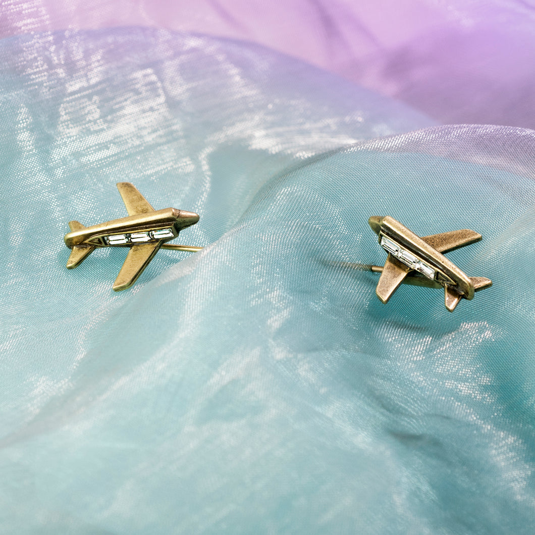 Airplane Hat Pin P677 - sweetromanceonlinejewelry