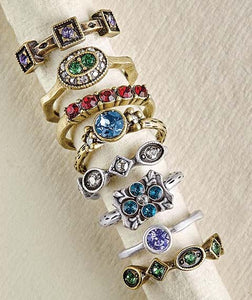 Set of 8 Vintage Rings